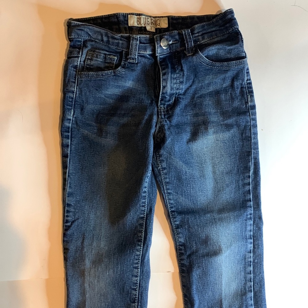 Boys size 7 blue jeans